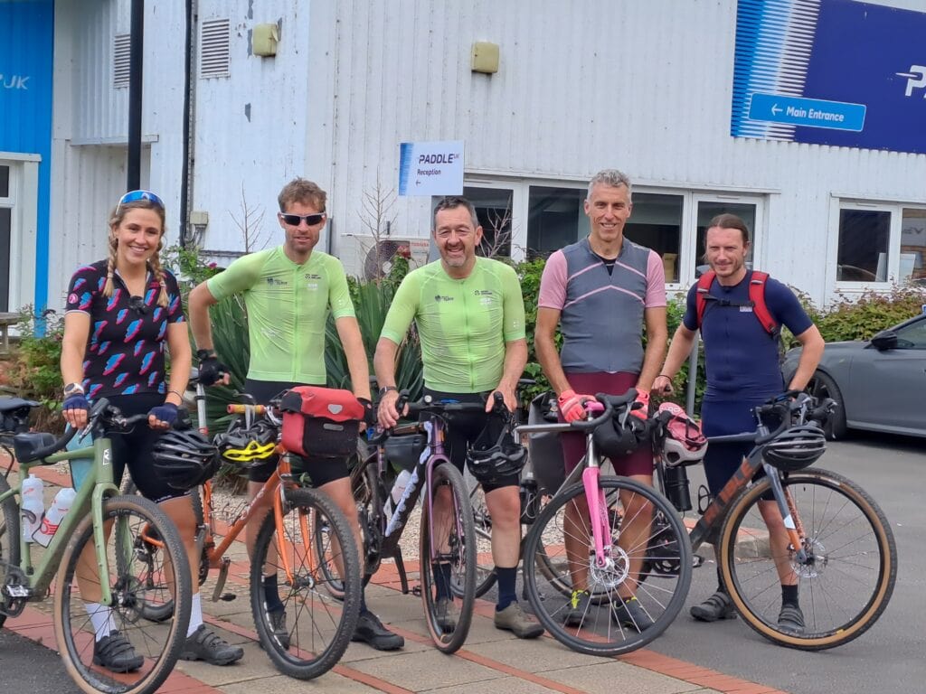 Chris Boardman and team at Paddle UK office