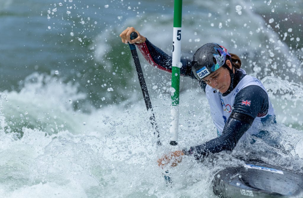 Mallory in action in the Olympic final