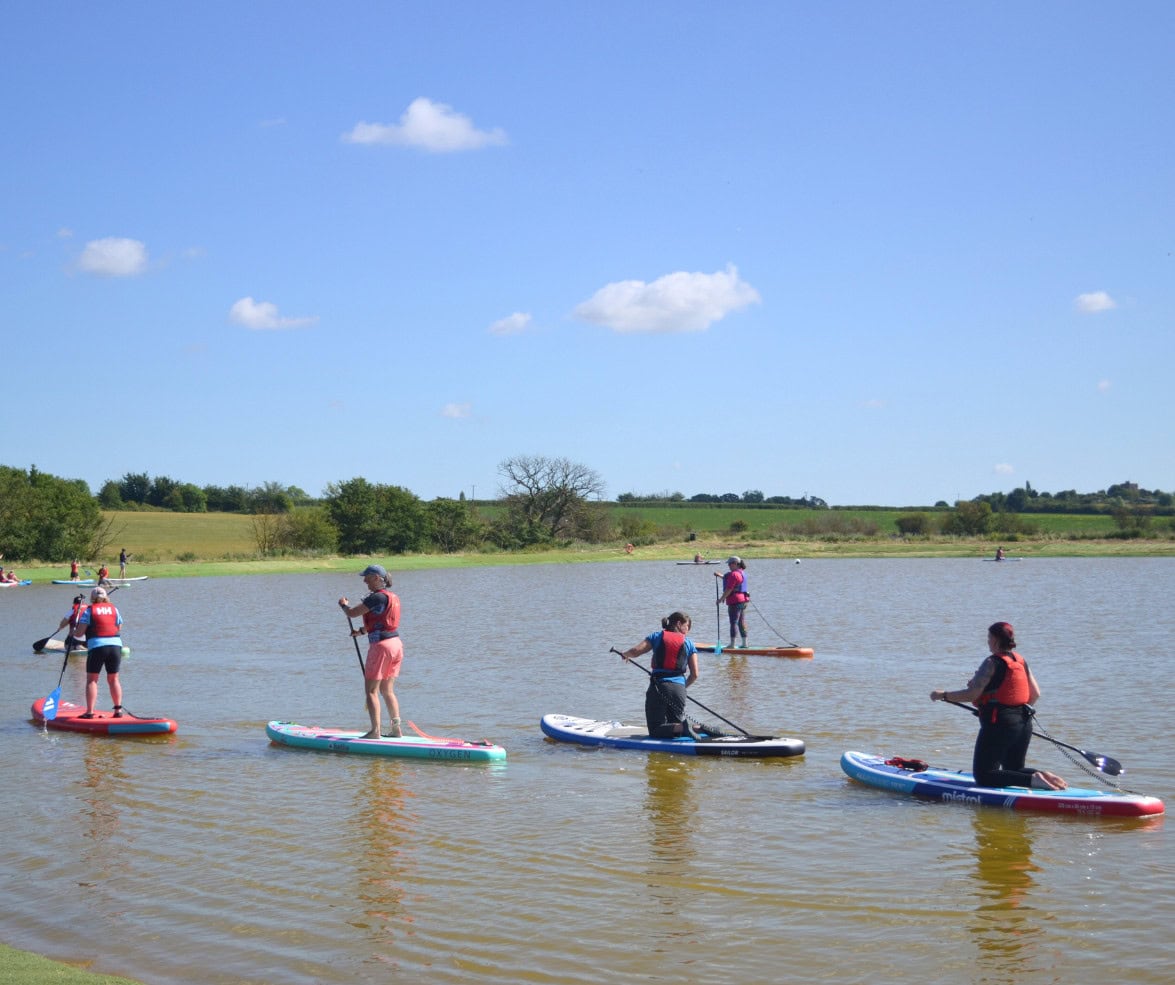 #ShePaddles Weekender - Mersea Boating Lake. Paddleboarding sessions.